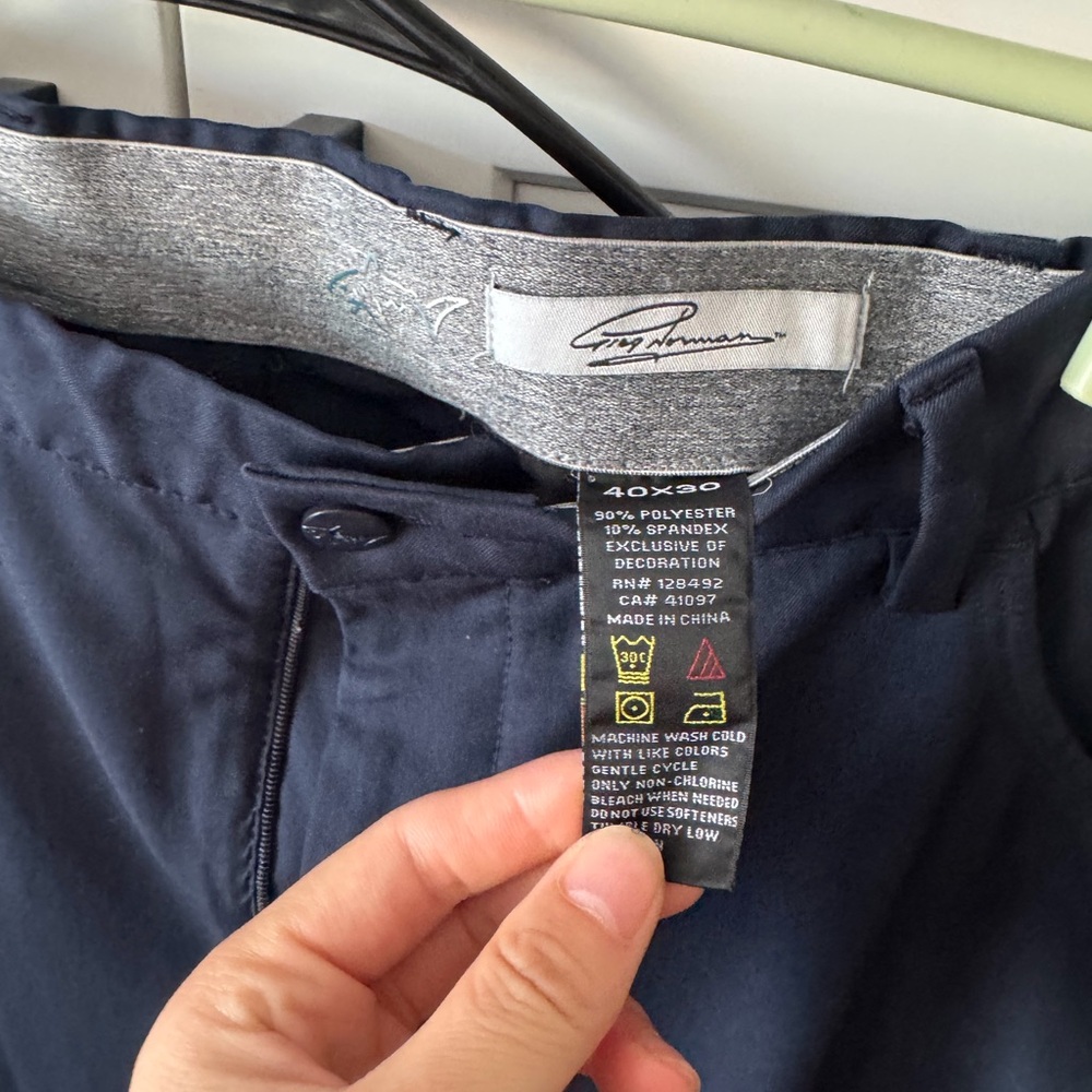 Navy Men's Dress Pants - 40x30